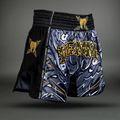 Pánske tréningové šortky Venum Wolf Attack Muay Thai Shorts black/grey 3