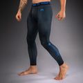 Pánske tréningové legíny Venum Thunder Dragon Spats Black/Royal Blue 5