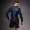 Pánsky rashguard s dlhým rukávom Venum Thunder Dragon black/royal blue 2