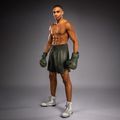 Pánske boxerské šortky Venum Stealth Boxing Khaki/Dark Green 4