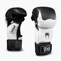 Rukavice MMA Venum Attack 2.0 Sparring Leather black/white