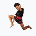 Detské tréningové šortky Venum Attack Muay Thai black/red 2