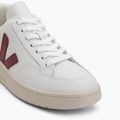 Dámske topánky VEJA V-12 Leather white/marsala/navy 7
