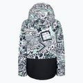 Detská snowboardová bunda Quiksilver Mission Printed Block black-white EQBTJ03147 2