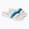 Pánske žabky Quiksilver Rivi Wordmark Slide white/white/blue 5
