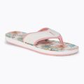 Dámske žabky ROXY Coastin Print 2021 white/pink
