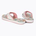 Dámske žabky ROXY Coastin Print 2021 white/pink 3