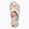 Dámske žabky ROXY Coastin Print 2021 white/pink 6