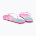 Dámske žabky ROXY Viva Jelly 2021 white/crazy pink/turquoise 3