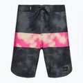 Quiksilver pánske plavecké šortky Highlite Arch 19" sivo-ružové EQYBS04648-MJY6