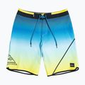 Quiksilver Surfsilk 16" detské plavecké šortky modro-žlté EQBBS03616-GDJ6