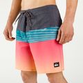 Quiksilver Surfsilk Panel 18" pánske plavecké šortky šedo-oranžové EQYBS04658-NLQ6