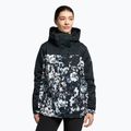 Dámska snowboardová bunda ROXY Jetty Block 2021 true black black flowers