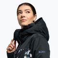 Dámska snowboardová bunda ROXY Jetty Block 2021 true black black flowers 5