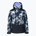 Detská snowboardová bunda ROXY Silverwinter 2021 true black black flowers