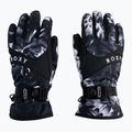 Dámske rukavice na snowboard ROXY Jetty 2021 true black future flower 3