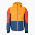 Detská snowboardová bunda Quiksilver Kai Jones Ambition oranžovo-tmavomodrá EQBTJ3169