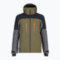 Pánska snowboardová bunda Quiksilver Mission Plus čierno-zelená EQYTJ3371