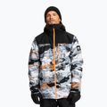 Pánska snowboardová bunda Quiksilver Morton čierno-biela EQYTJ3375