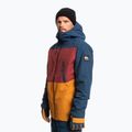 Pánska snowboardová bunda Quiksilver Sycamore tmavomodro-červená EQYTJ3335 2