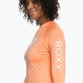 Dámske plavecké tričko ROXY Whole Hearted papaya punch s dlhým rukávom 6