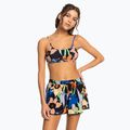 Dámske plavecké šortky ROXY Salty Tan 2021 anthracite flower jammin 2