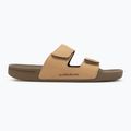 Pánske šľapky Quiksilver Rivi Leather Double Adjust tan 1 2