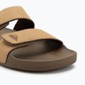 Pánske šľapky Quiksilver Rivi Leather Double Adjust tan 1 7