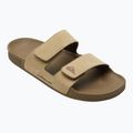 Pánske šľapky Quiksilver Rivi Leather Double Adjust tan 1