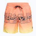 Pánske plavecké šortky Quiksilver Everyday Wordblock Volley 17" oranžové EQYJV04005-MHV6