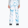 Dámske snowboardové nohavice ROXY Chloe Kim azure blue clouds