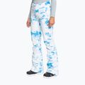Dámske snowboardové nohavice ROXY Chloe Kim azure blue clouds 2