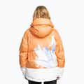 Dámska snowboardová bunda ROXY Chloe Kim Puffy mock orange 2