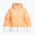 Dámska snowboardová bunda ROXY Chloe Kim Puffy mock orange 4