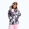 Dámska snowboardová bunda ROXY Jet Ski true black blurry flower