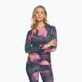Dámska termoakčná mikina ROXY Daybreak Top true black pansy pansy