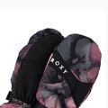 Detské snowboardové rukavice ROXY Jetty Mitt Girl true black pansy rg 4