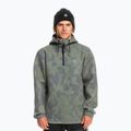 Mikina Quiksilver Shredder Hoodie tie dye true black snowboardová mikina