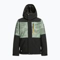 Quiksilver Mission Printed Block Detská snowboardová bunda v štýle spray camo s vavrínovým vencom 6