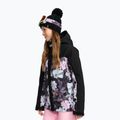 Dámska snowboardová bunda ROXY Galaxy true black blurry flower 2