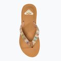 Dámske žabky ROXY Porto Raffia II multi/olive 5
