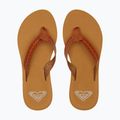 Dámske žabky ROXY Porto Motif tan 9