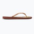 Dámske žabky ROXY Bermuda Print brown combo 2