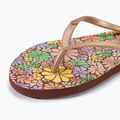 Dámske žabky ROXY Bermuda Print brown combo 7