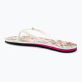 Dámske žabky ROXY Portofino III white/crazy pink print 3