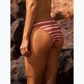 Spodný diel plaviek ROXY Printed Beach Classics Moderate cedar wood happy stripe 9