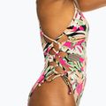 Dámske jednodielne plavky ROXY Printed Beach Classics Lace UP anthracite palm song s 7