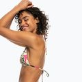 Vrchný diel plaviek  ROXY Printed Beach Classics Tiki Tri anthracite palm song s 4
