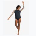 Dámsky longsleeve na plávanie  ROXY Lycra Printed anthracite palm song s 3