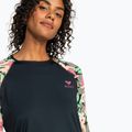 Dámsky longsleeve na plávanie  ROXY Lycra Printed anthracite palm song s 6